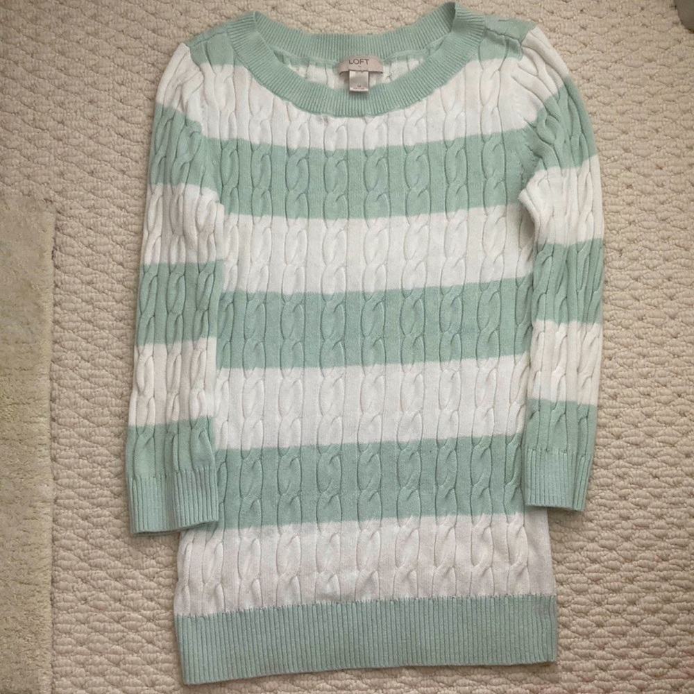 Ann Taylor Loft, medium striped sweater. Smoke and pet free home.